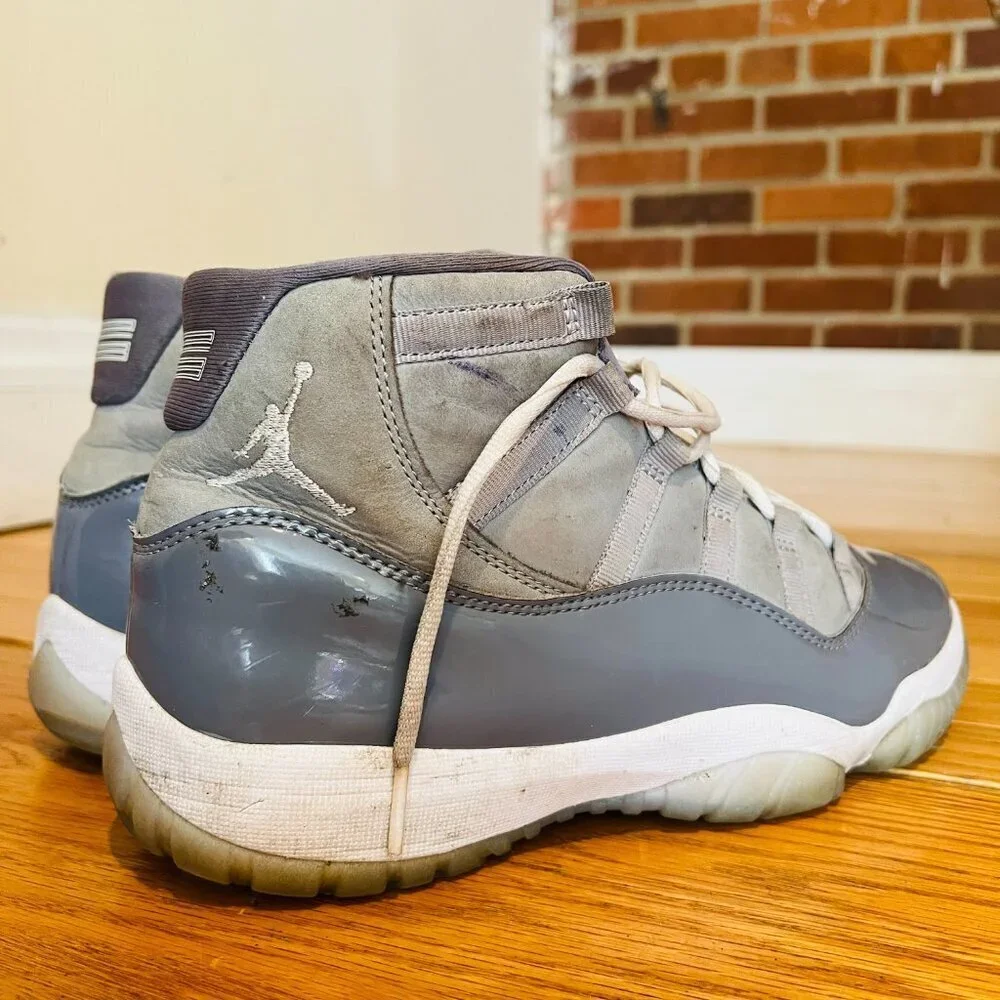 Nike Air Jordan 11 Retro High Cool Grey Sneakers Shoes Mens Size 10.5 CT8012-005
